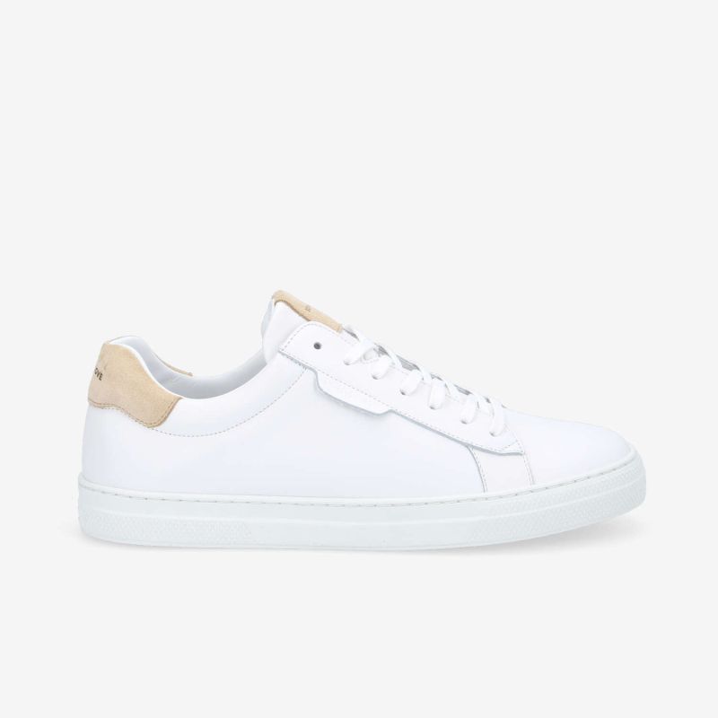 SPARK CLAY M - NAPPA/SUEDE - BLANC/BEIGE